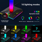 EB03 RGB Headphone Stand with USB Hub