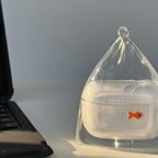 Fish Charm Clear Silicone Case for AirPods