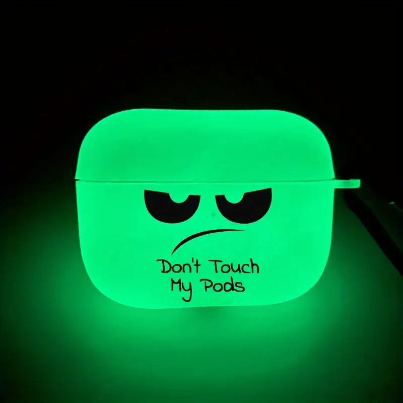 Glow-in-the-Dark Case with Carabiner for AirPods