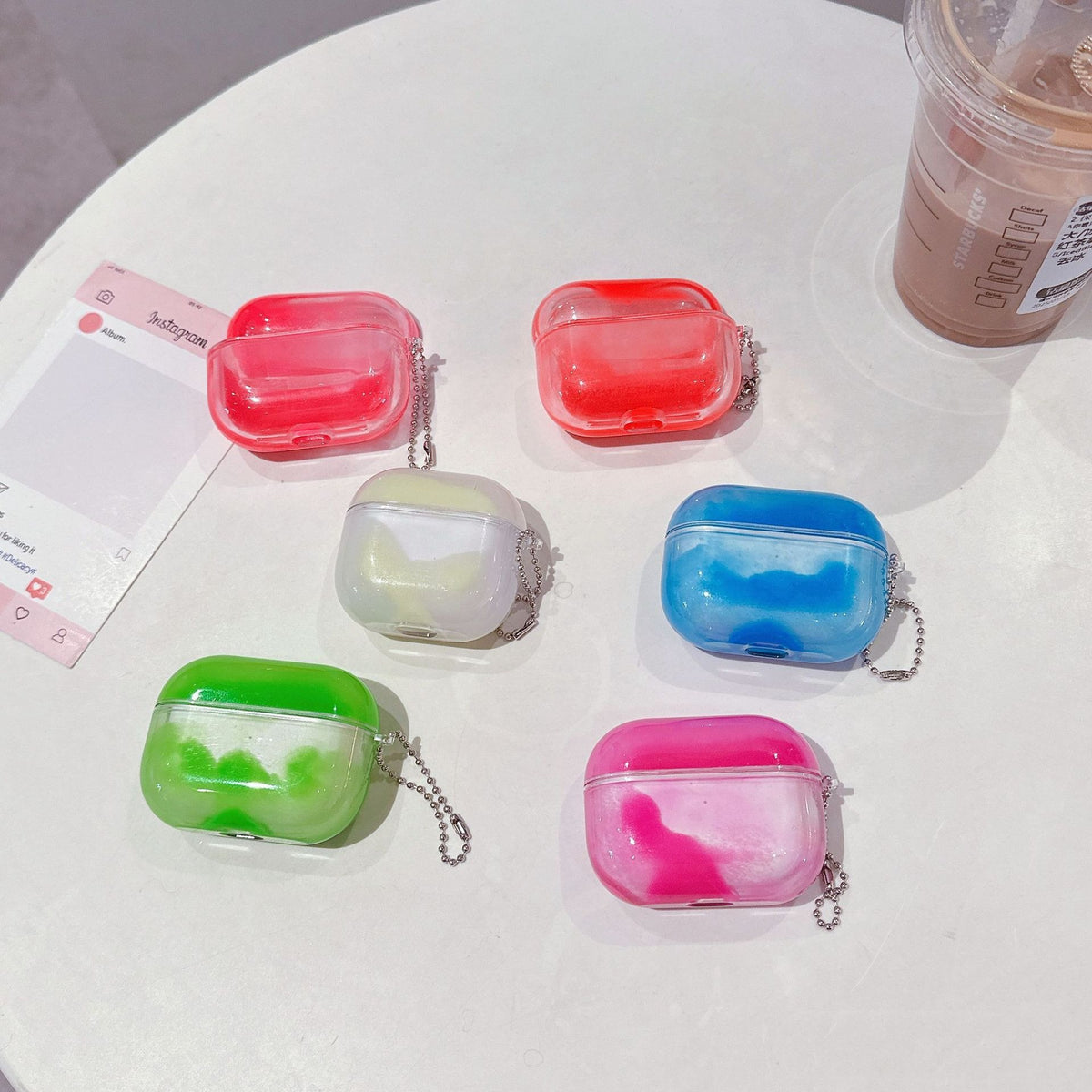Luminous Liquid Sand Case for AirPods