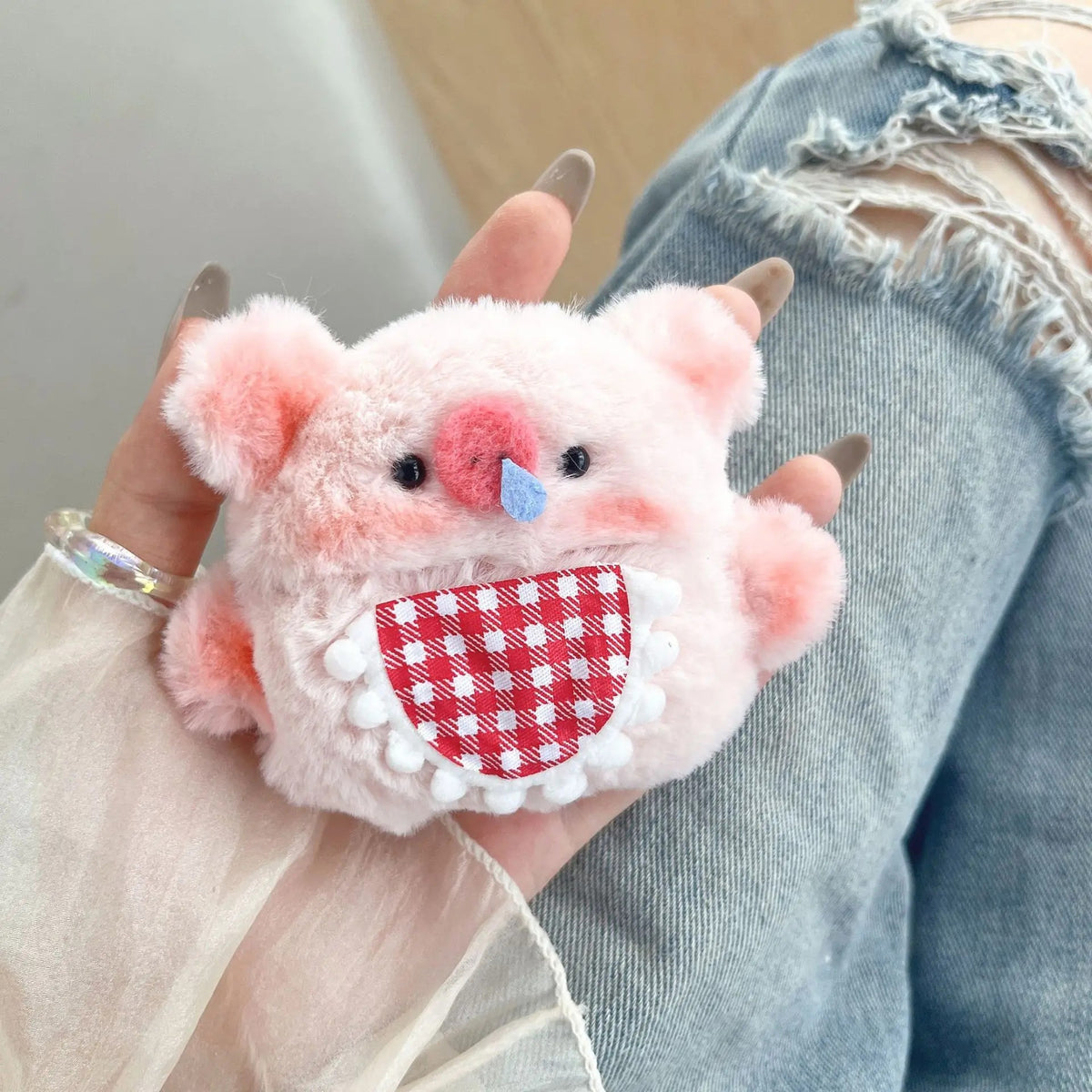 Pink Pig Silicone Case for AirPods