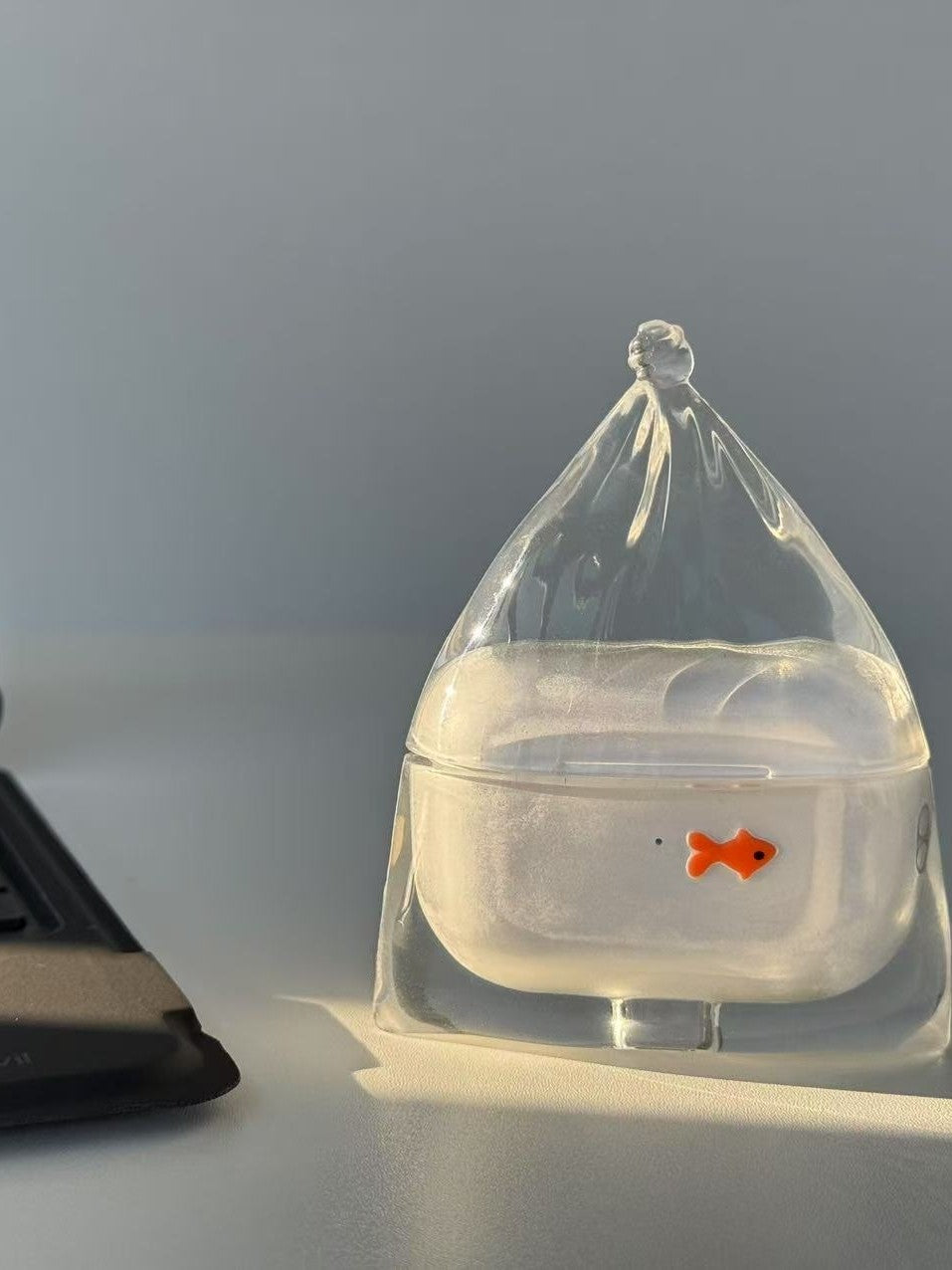Fish Charm Clear Silicone Case for AirPods