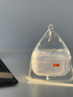 Fish Charm Clear Silicone Case for AirPods