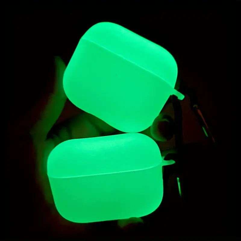 Glow-in-the-Dark Case with Carabiner for AirPods