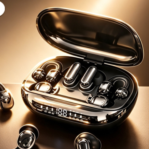 Clip-Style Wireless Bluetooth Earbuds