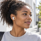 AirPods 4 worn while training