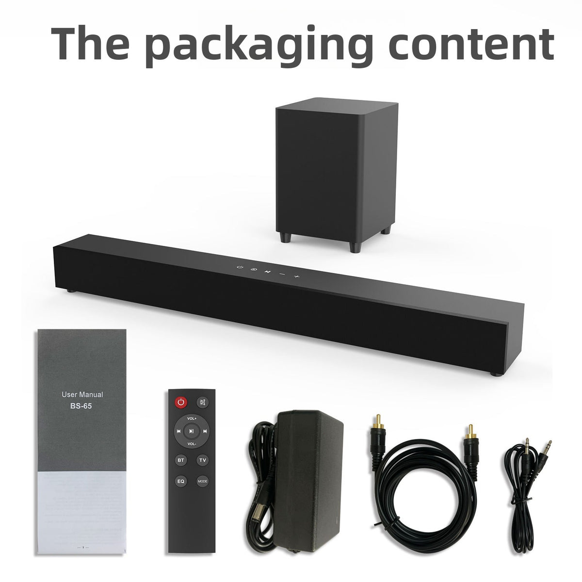 60W 2.1 Bluetooth Soundbar System