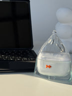 Fish Charm Clear Silicone Case for AirPods