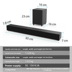 60W 2.1 Bluetooth Soundbar System