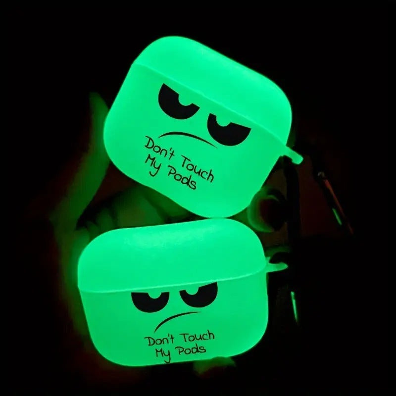 Glow-in-the-Dark Case with Carabiner for AirPods