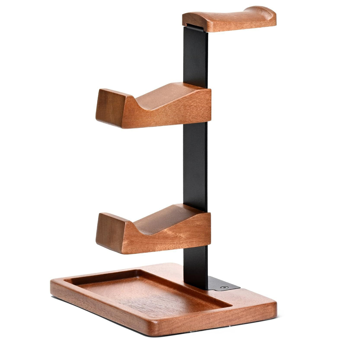 Wooden Headphone Stand with Carry Handle